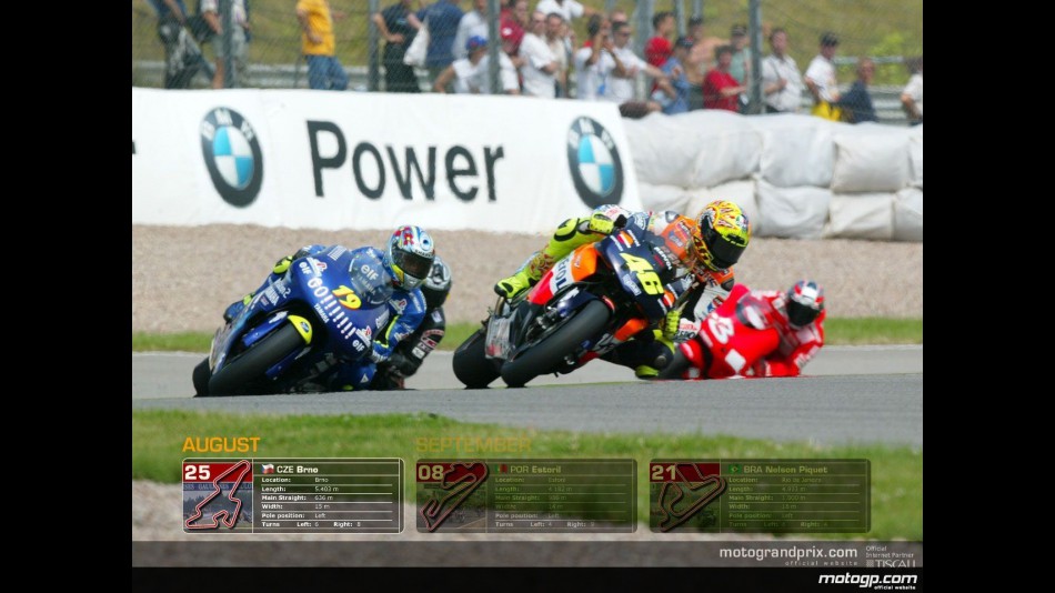 MotoGP Wallpaper Calendar - August