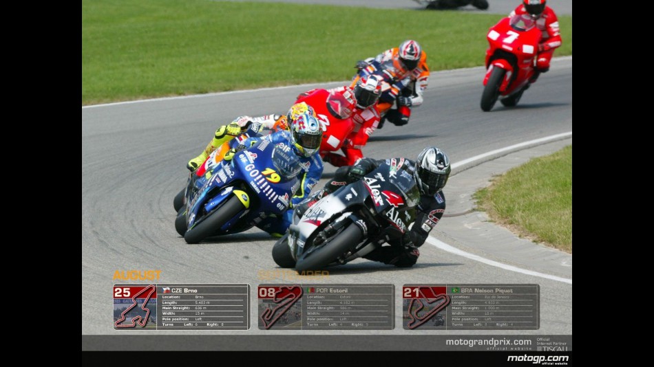 MotoGP Wallpaper Calendar - August