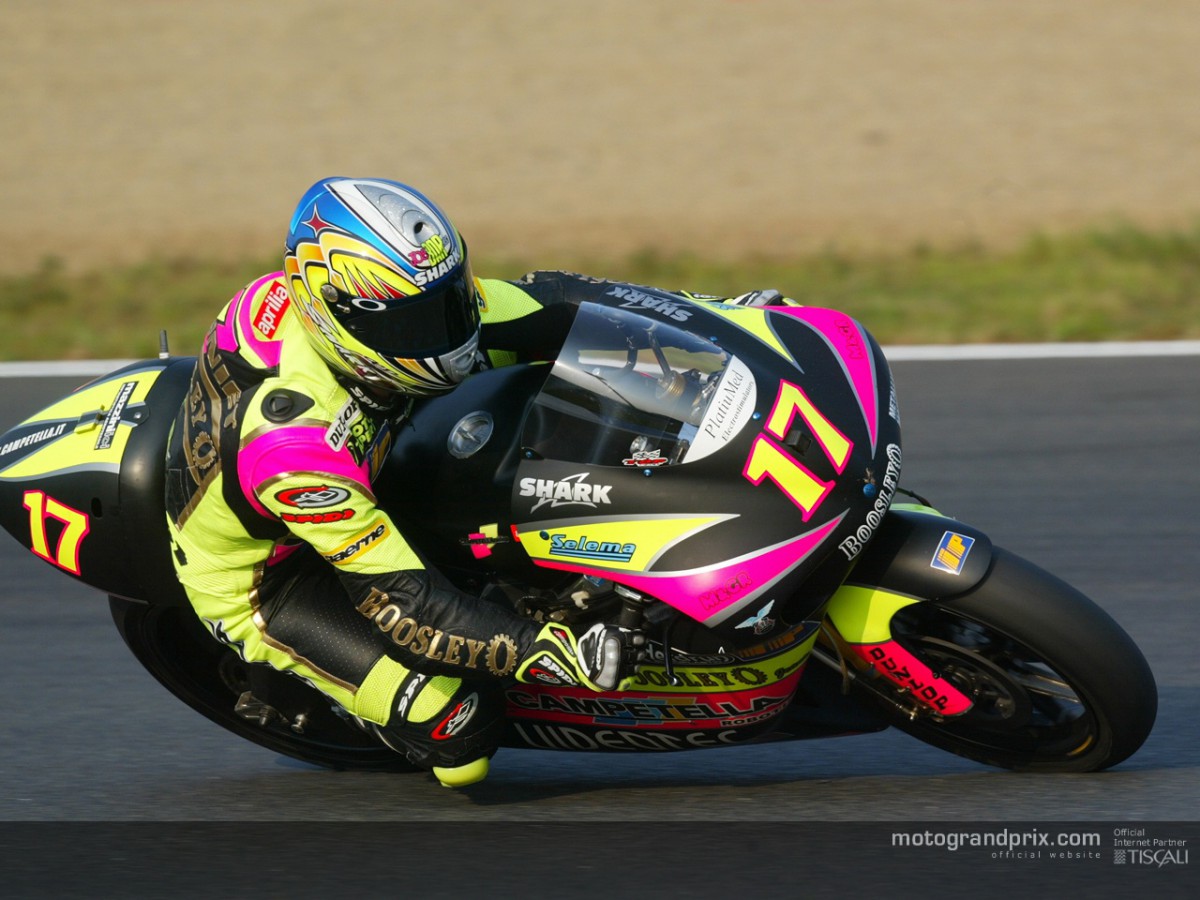 Randy De Puniet to ride official Aprilia with Safilo Oxydo Race in 2003 MotoGP™
