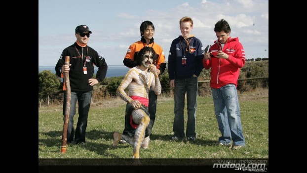 MotoGP lesson in Aboriginal Culture