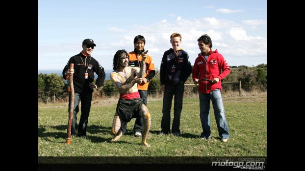 MotoGP lesson in Aboriginal Culture