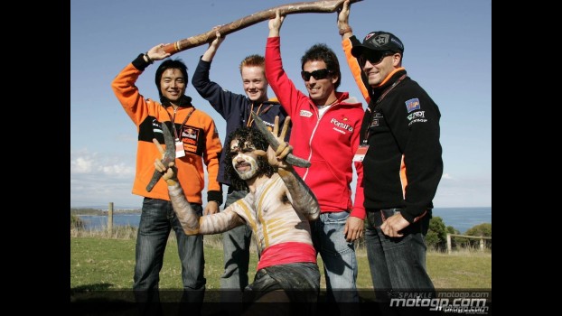 MotoGP lesson in Aboriginal Culture