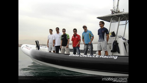 MotoGP stars set sail in Valencia