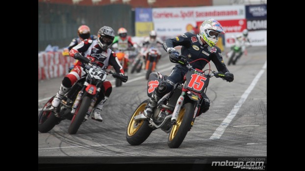 MotoGP Stars in Supermoto Showdown at Bologna