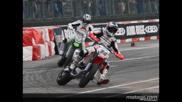 MotoGP Stars in Supermoto Showdown at Bologna