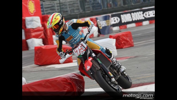 MotoGP Stars in Supermoto Showdown at Bologna