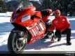 Ducati Marlboro launch 2008 campaign at Madonna di Campiglio