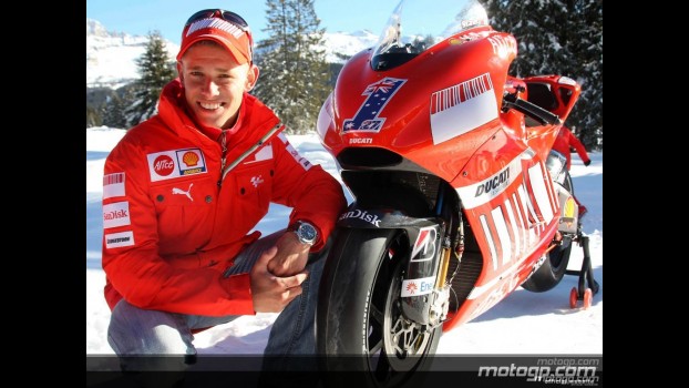 Ducati Marlboro launch 2008 campaign at Madonna di Campiglio