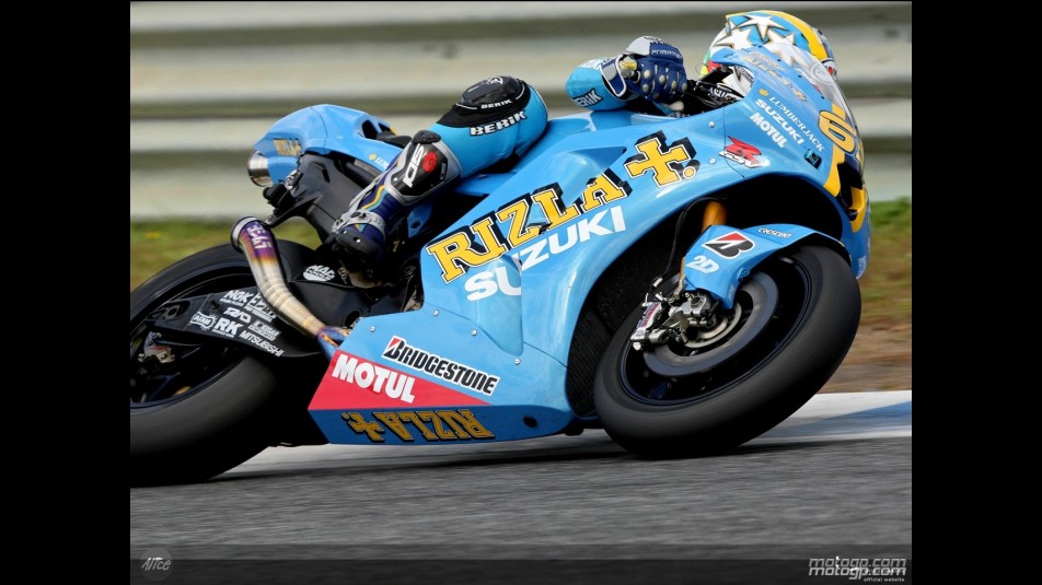 Loris Capirossi in action in Estoril