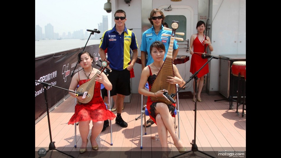 MotoGP in Shanghai: Chris Vermeulen and James Toseland