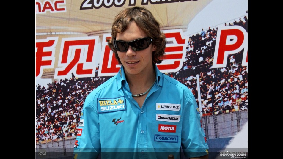 MotoGP in Shanghai: Chris Vermeulen (Rizla Suzuki)