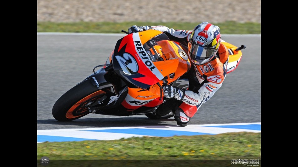 Pedrosa in action