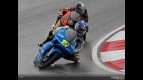 Lacalendola and Krumenacher in action in Shanghai (125cc)