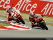 Kallio and Barberá in action in Shanghai (250cc)