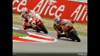 Kallio and Barberá in action in Shanghai (250cc)