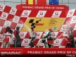 Rossi, Pedrosa and Stoner onthe podium at Shanghai (MotoGP)