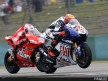 Lorenzo and Melandri in action in Shanghai (MotoGP)