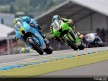 MotoGP group in action in Le Mans