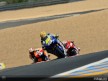 MotoGP group in action in Le Mans
