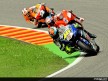 Rossi, Stoner and Pedrosa in action in Mugello