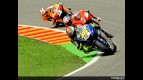Rossi, Stoner and Pedrosa in action in Mugello