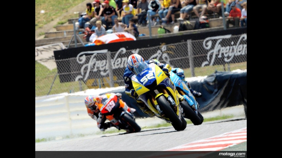 James Toseland in action in Catalunya