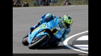 Chris Vermeulen in action in Donington (MotoGP)