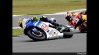 Valentino Rossi in action in Donington (MotoGP)
