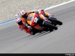 MotoGP group in action in Assen