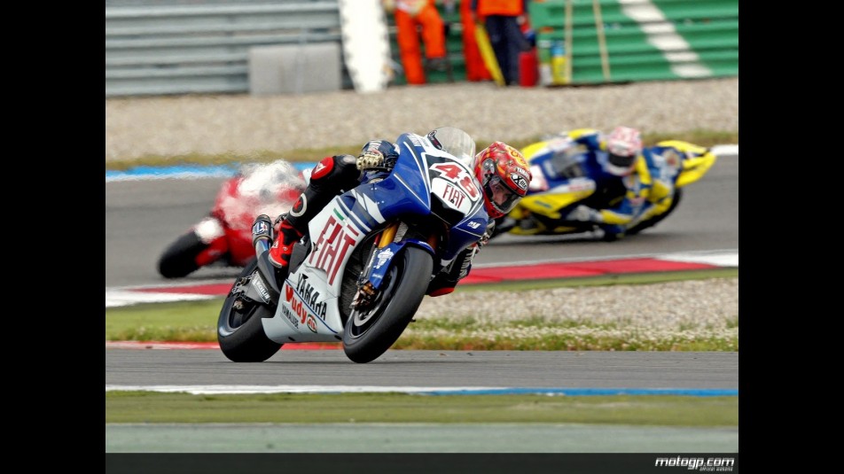 Jorge Lorenzo in action in Assen (MotoGP)