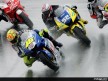 Rossi and Toseland in action in Sachsenring (MotoGP)