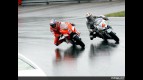 Stoner and Dovizioso in action in Sachsenring  (MotoGP)