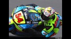 Manuel Poggiali in action in Sachsenring (250cc)