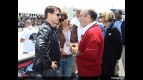 Tom Cruise and Dorna Sports CEO Carmelo Ezpeleta at the Red Bull U.S. Grand Prix