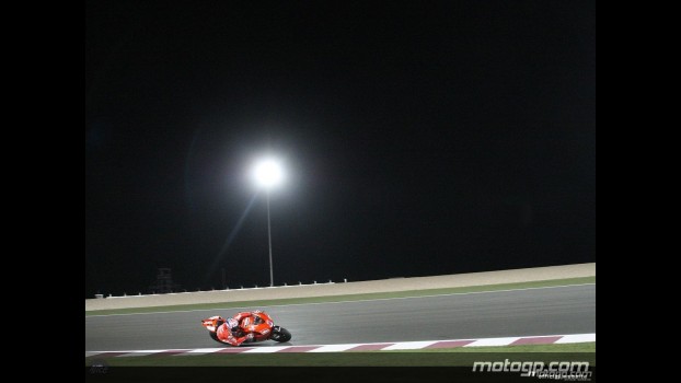 Casey Stoner at the Losail International Circuit