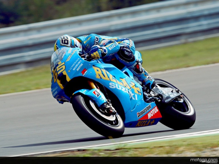 loris capirossi in action in brno (motogp)