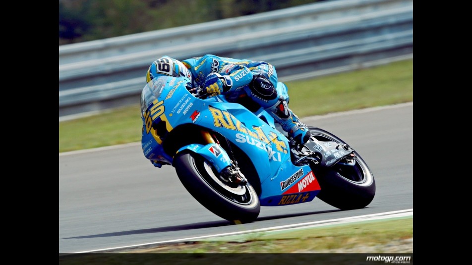 Loris Capirossi in action in Brno (MotoGP)