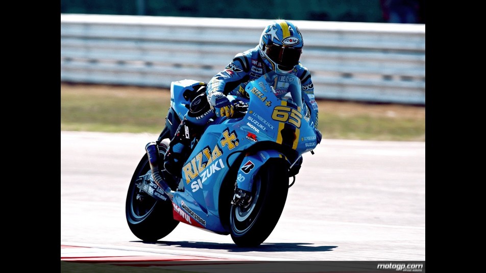 Loris Capirossi in action in Misano (MotoGP)
