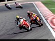 Spanish riders Toni Elias and Dani Pedrosa in action in Misano (MotoGP)