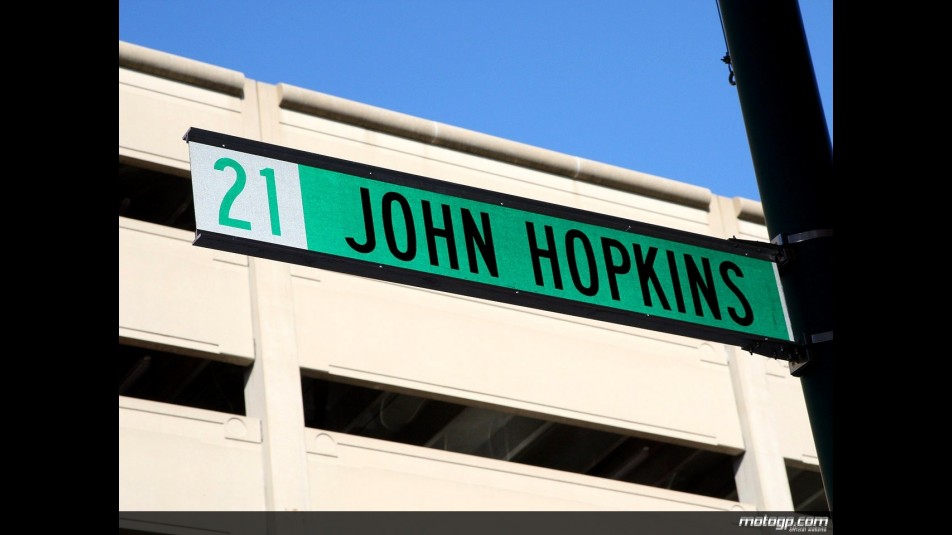 John Hopkins Street Sign in Indianapolis