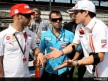 Melandri, Capirossi and Hayden at the IMS on the eve of the Red Bull Indianapolis Grand Prix