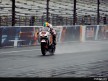 Alex de Angelis in action during free practice at Indianapolis