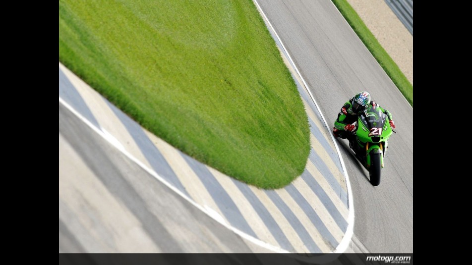 John Hopkins in action during Qualifying Practice at Indianapolis