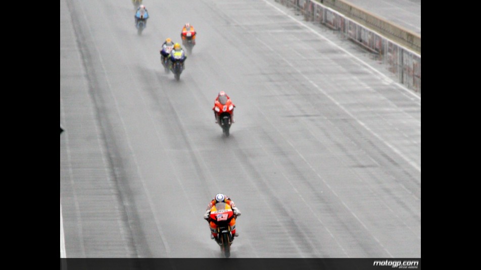 MotoGP Group in action at Indianapolis