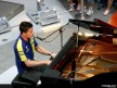 James Toseland performing at Yamaha´s HQ in Iwata