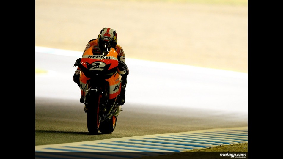 Dani Pedrosa during practice in Motegi (MotoGP)