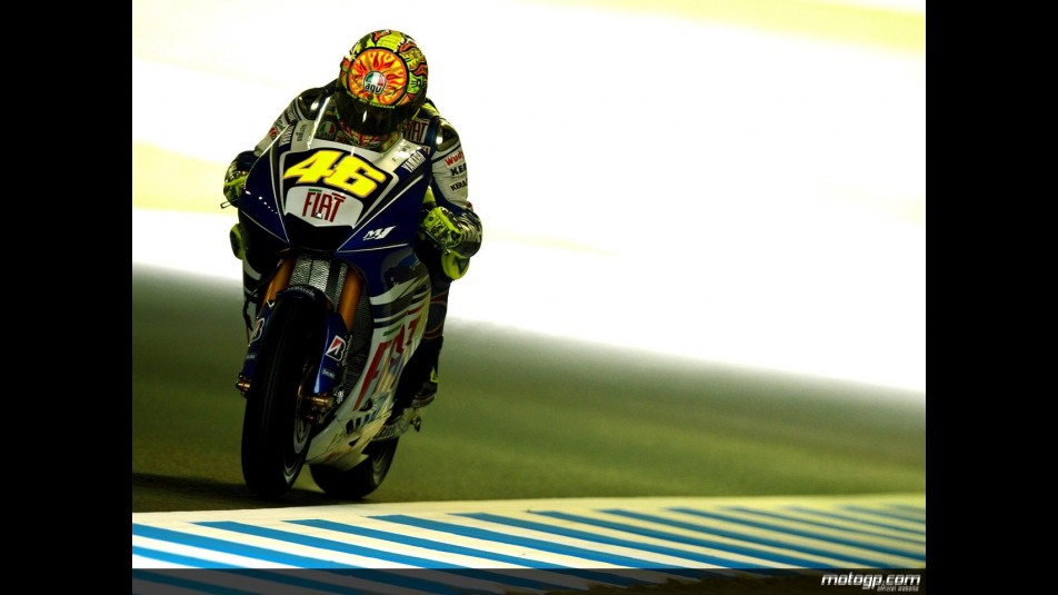 Valentino Rossi during practice in Motegi (MotoGP)