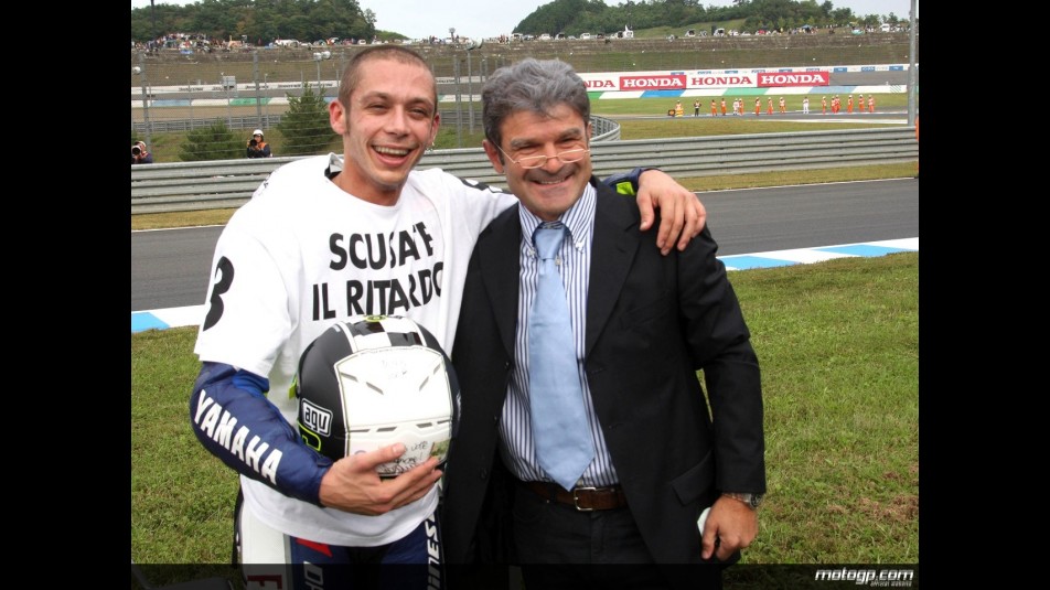 Rossi´s eight world title celebration 