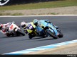 MotoGP group in action in Motegi