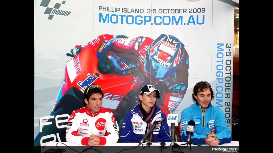 Elias, Lorenzo and Vermeulen talk to the press in Melbourne